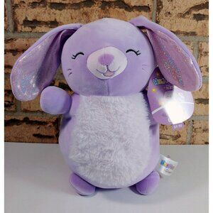 Squishmallows Hug Mees: Bubbles - 9in. Stuffed/Plush Purple Rabbit/Bunny Easter